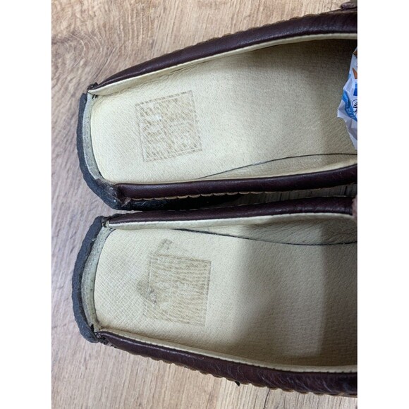 Frye Aztec Clog Crept Wedge Slides  Women’s Size 8.5 Brown Leather Square Toe - Picture 10 of 16